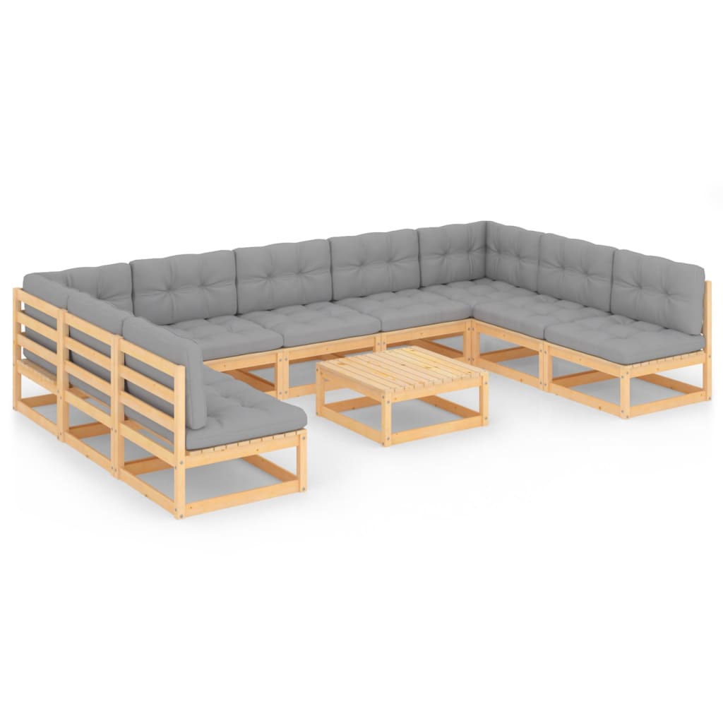 8720286483022_a_en_hd_1 vidaXL 10 Piece Garden Lounge Set with Cushions Solid Pinewood - Image 2