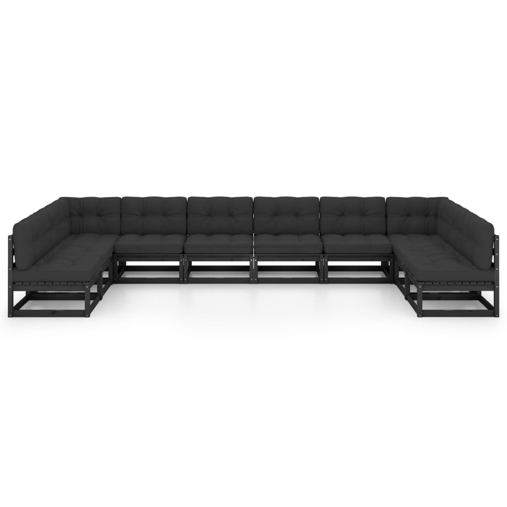 8720286483114_g_en_hd_1 vidaXL 10 Piece Garden Lounge Set with Cushions Black Solid Pinewood - Image 3