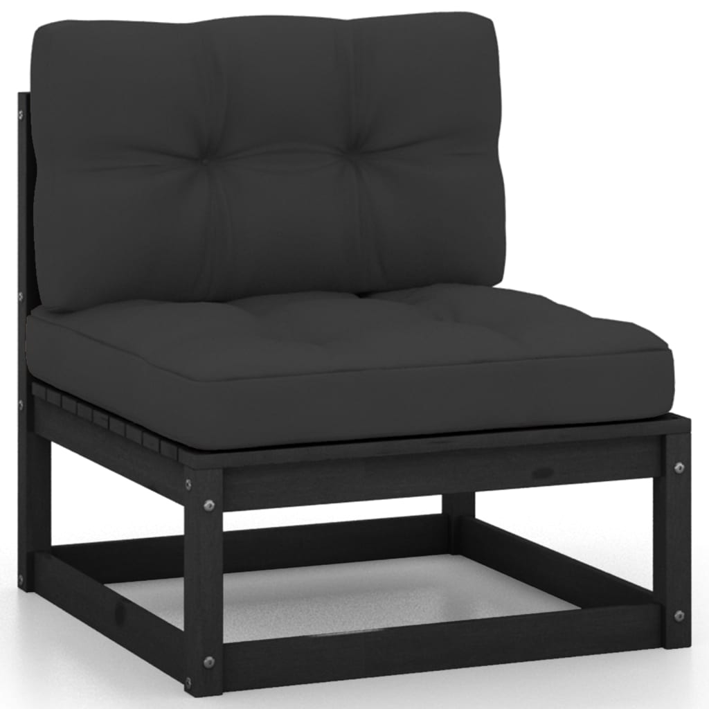 8720286483114_g_en_hd_3 vidaXL 10 Piece Garden Lounge Set with Cushions Black Solid Pinewood - Image 5