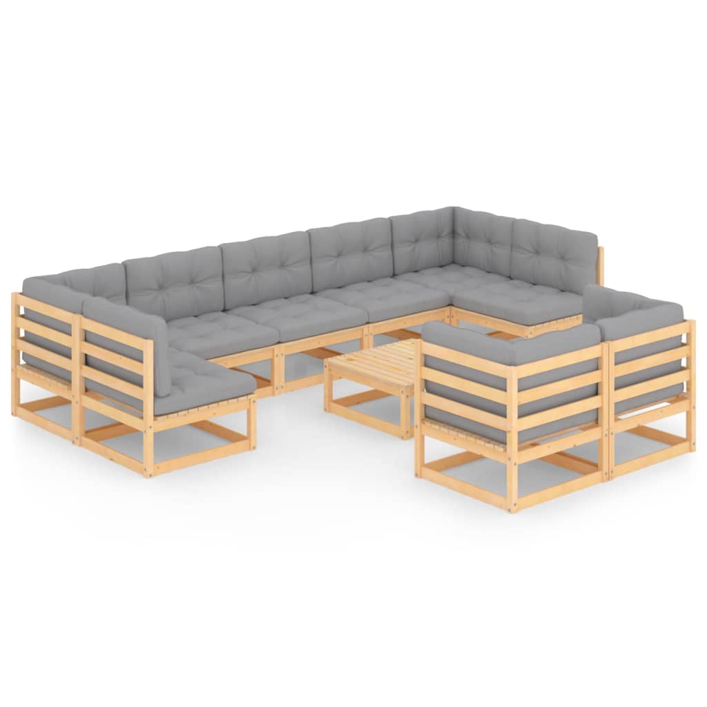 8720286483626_a_en_hd_1 vidaXL 10 Piece Garden Lounge Set with Cushions Solid Pinewood - Image 2