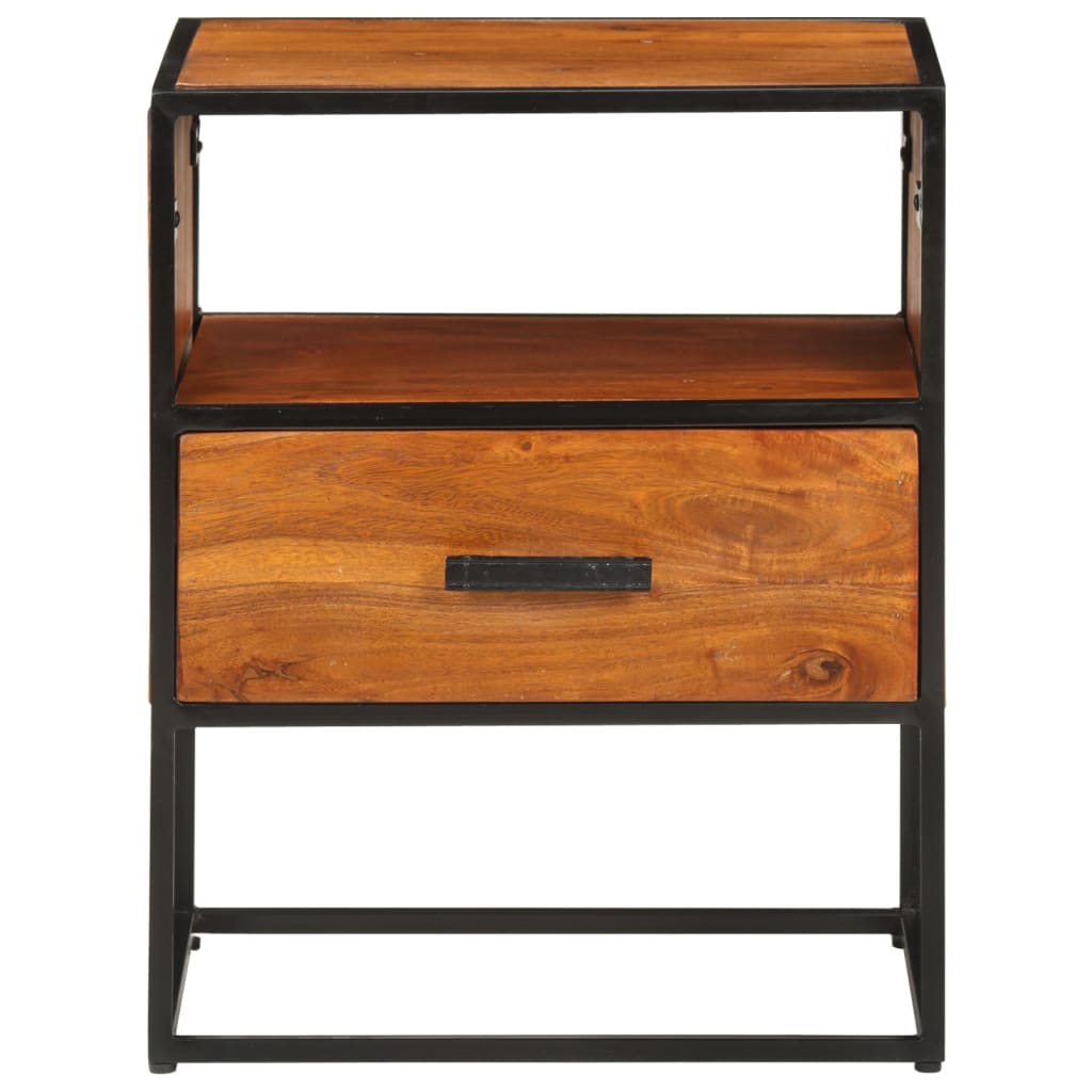 8720286485026_g_en_hd_1 vidaXL Bed Cabinet 40x30x50 cm Solid Acacia Wood - Image 2