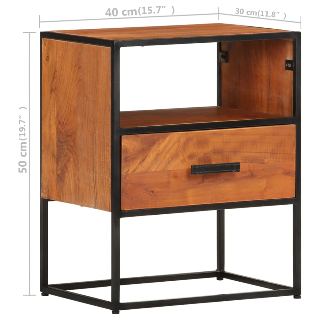 8720286485026_g_en_hd_7 vidaXL Bed Cabinet 40x30x50 cm Solid Acacia Wood - Image 8