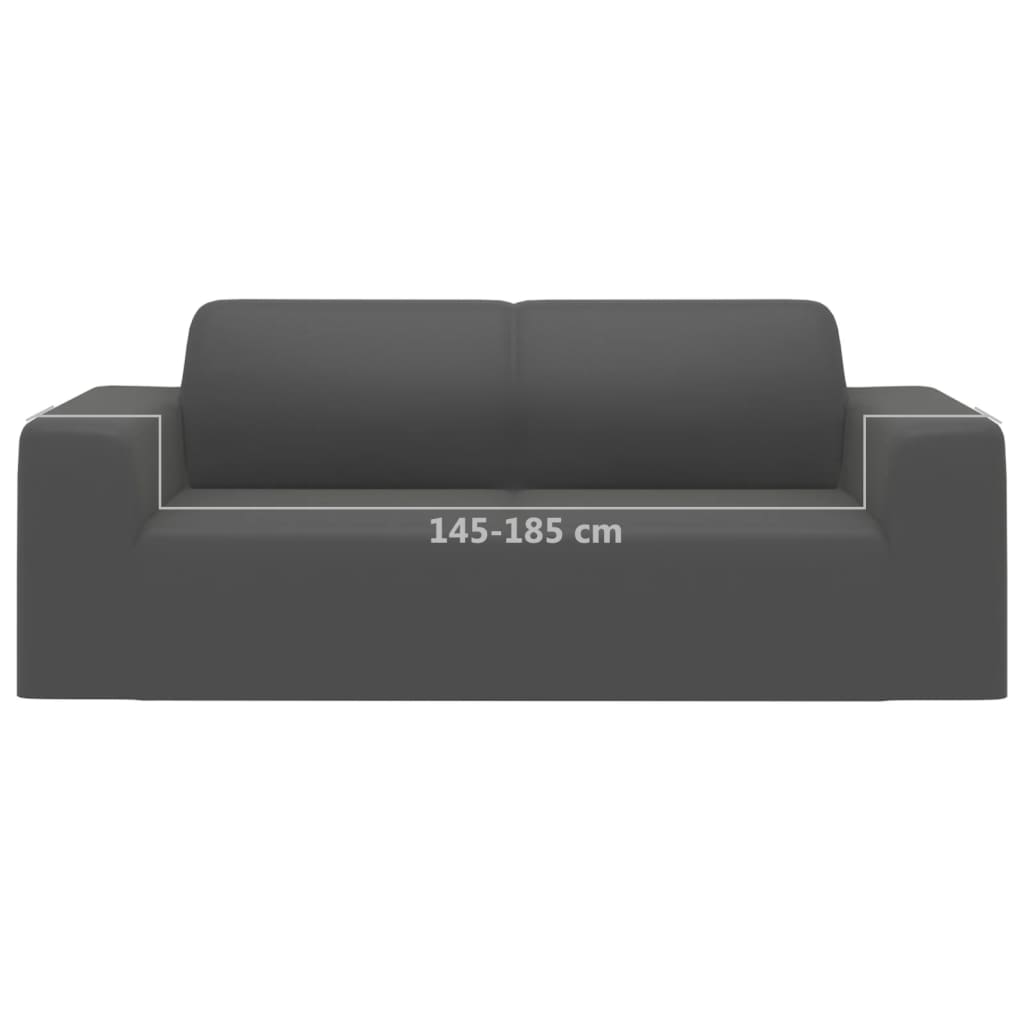 8720286491942_g_en_hd_4 vidaXL 2-Seater Stretch Couch Slipcover Anthracite Polyester Jersey - Image 6