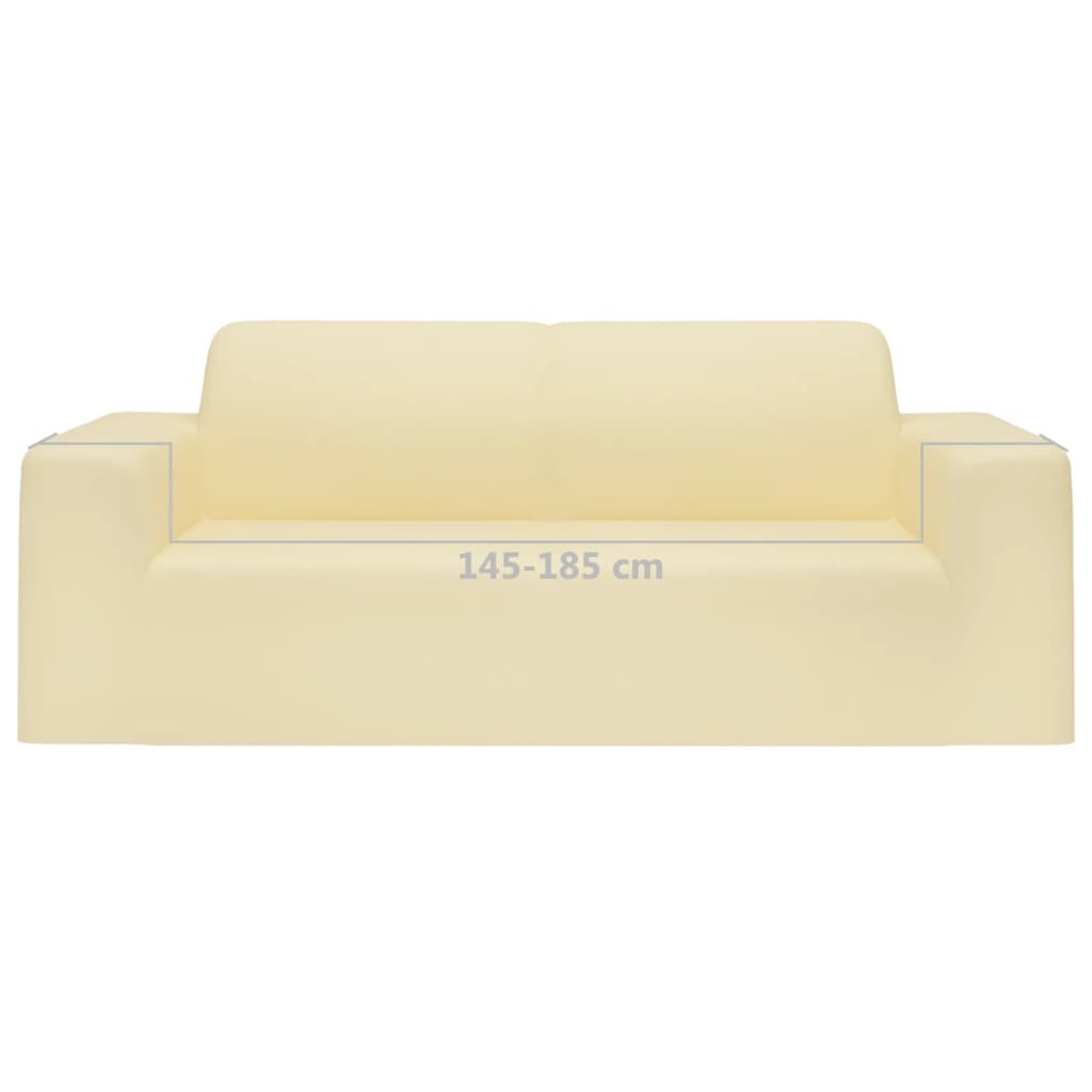 8720286492024_g_en_hd_4 vidaXL 2-Seater Stretch Couch Slipcover Cream Polyester Jersey - Image 6