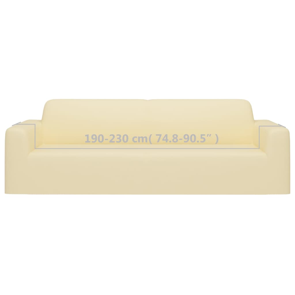 8720286492031_g_en_hd_4 vidaXL 3-Seater Stretch Couch Slipcover Cream Polyester Jersey - Image 6
