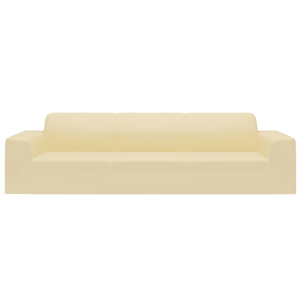 8720286492048_g_en_hd_1 vidaXL 4-Seater Stretch Couch Slipcover Cream Polyester Jersey - Image 3