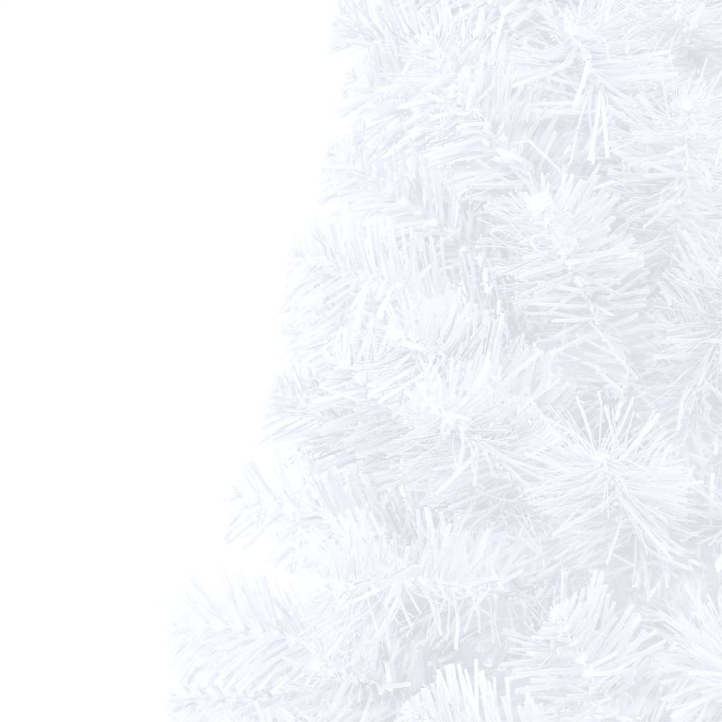 8720286494851_g_en_hd_6 vidaXL Artificial Half Pre-lit Christmas Tree with Stand White 180 cm PVC - Image 7