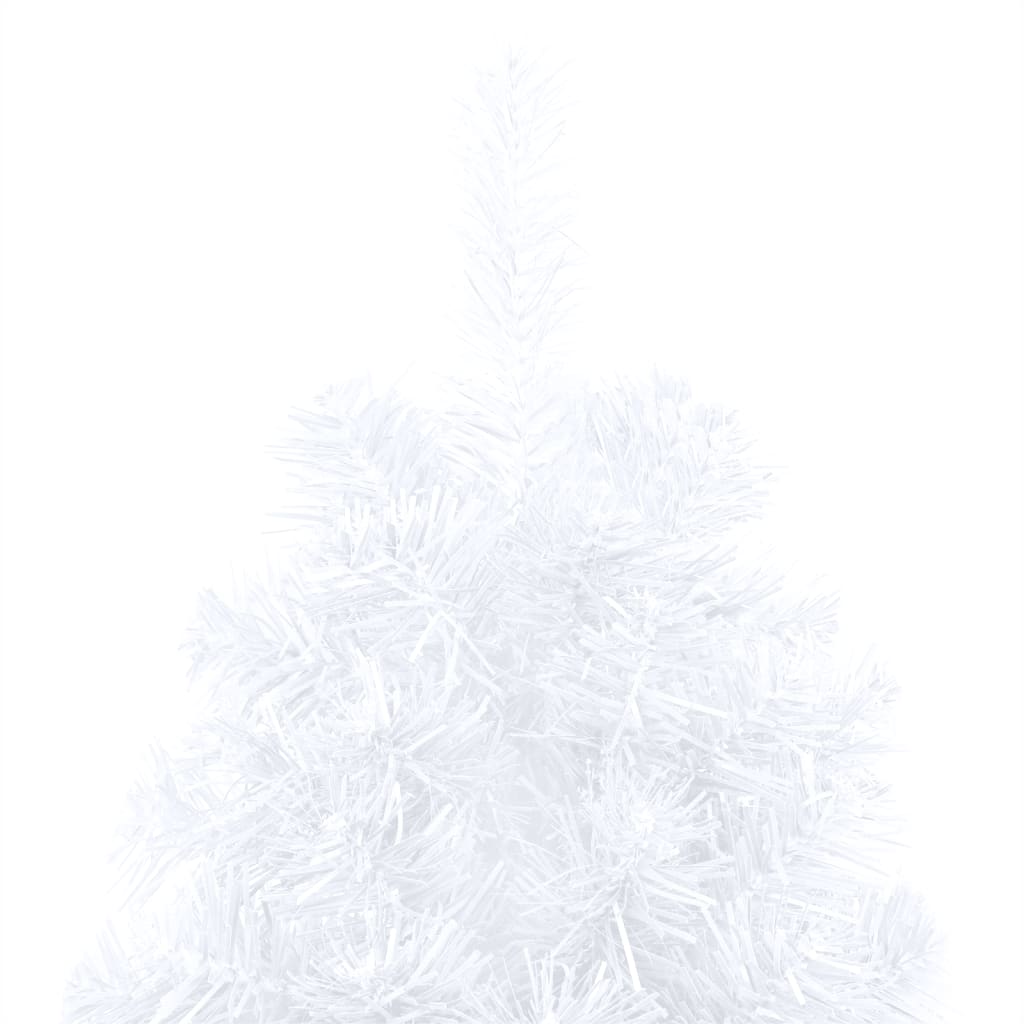 8720286494868_g_en_hd_7 vidaXL Artificial Half Pre-lit Christmas Tree with Stand White 210 cm PVC - Image 8