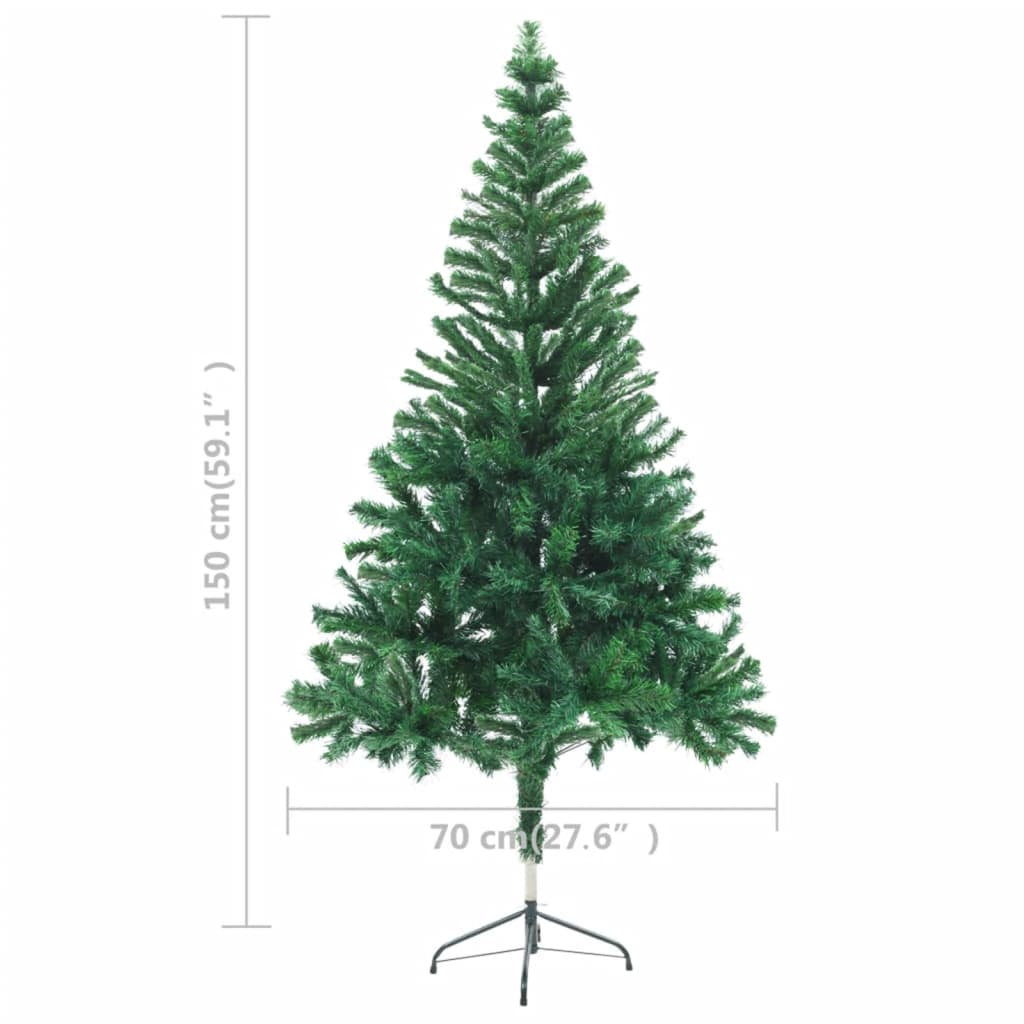 8720286494899_g_en_hd_9 vidaXL Artificial Pre-lit Christmas Tree with Stand 150 cm 380 Branches - Image 10