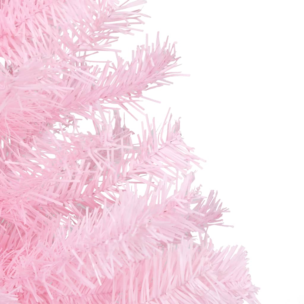 8720286495001_g_en_hd_2 vidaXL Artificial Pre-lit Christmas Tree with Stand Pink 180 cm PVC - Image 3