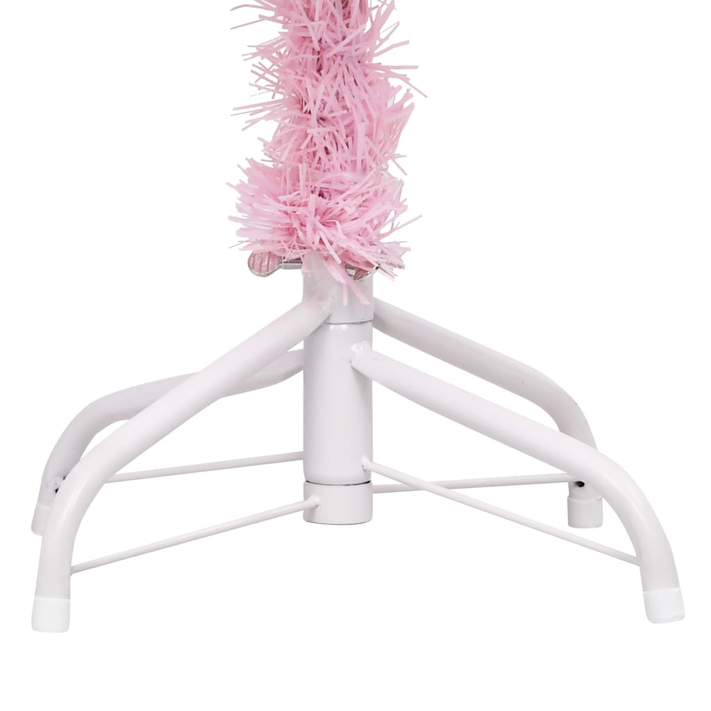 8720286495001_g_en_hd_4 vidaXL Artificial Pre-lit Christmas Tree with Stand Pink 180 cm PVC - Image 5