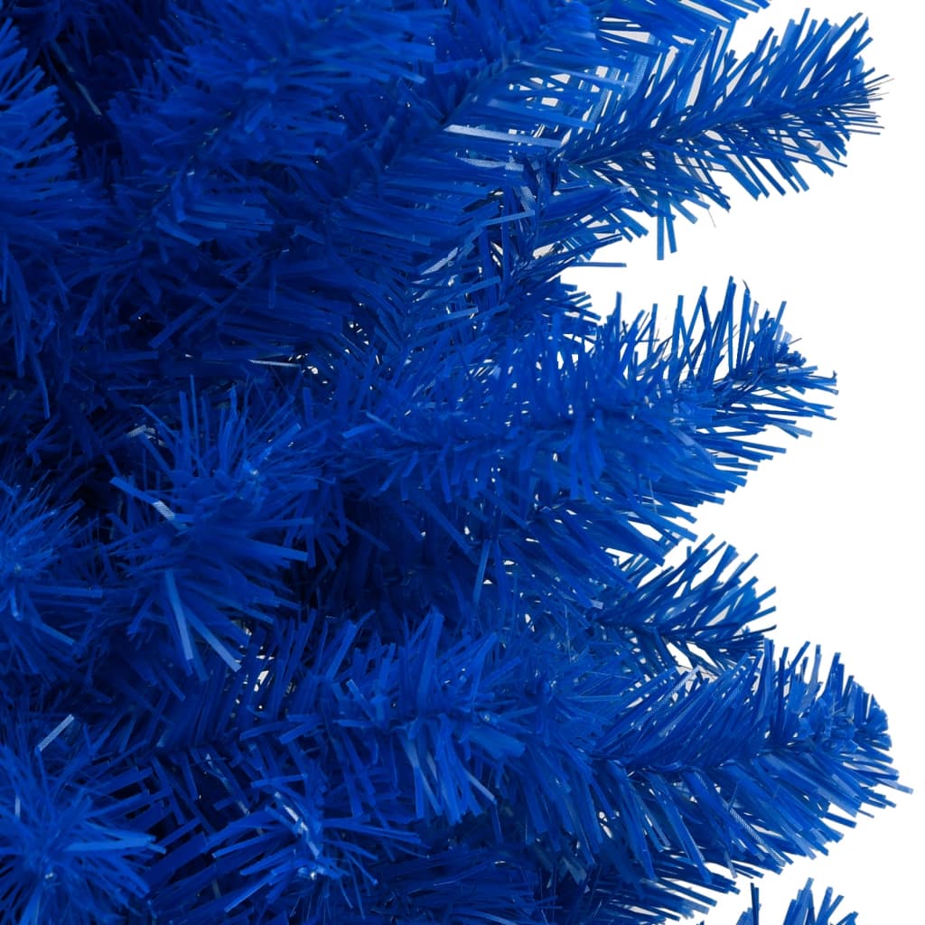 8720286495124_g_en_hd_3 vidaXL Artificial Pre-lit Christmas Tree with Stand Blue 240 cm PVC - Image 4