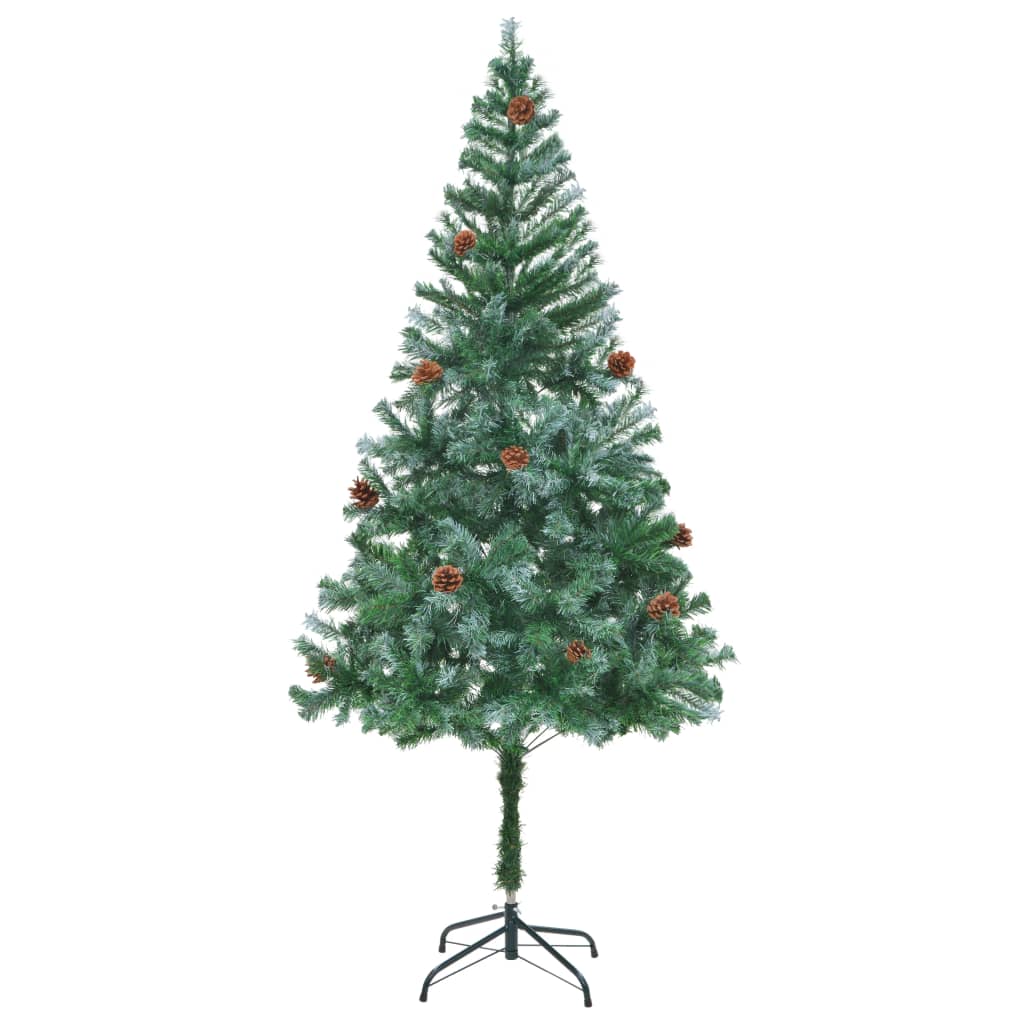 8720286495292_g_en_hd_2 vidaXL Artificial Pre-lit Christmas Tree with Pine Cones 180 cm - Image 3