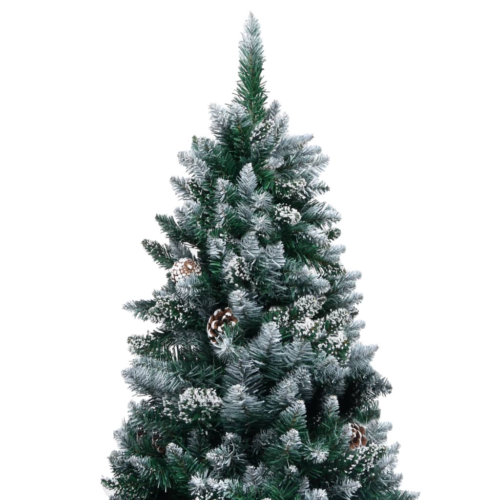 8720286495322_g_en_hd_2 vidaXL Artificial Christmas Tree LEDs&Pine Cones&White Snow 180 cm - Image 3
