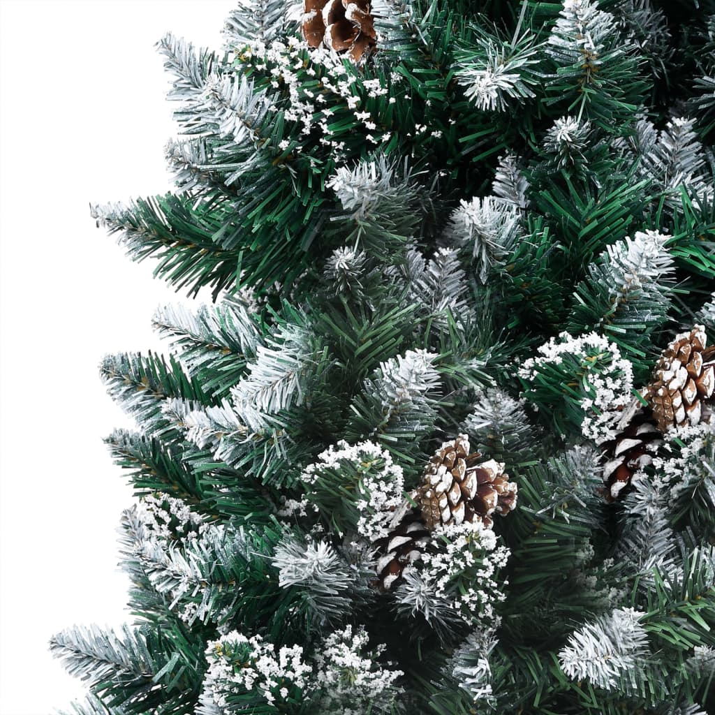 8720286495322_g_en_hd_3 vidaXL Artificial Christmas Tree LEDs&Pine Cones&White Snow 180 cm - Image 4