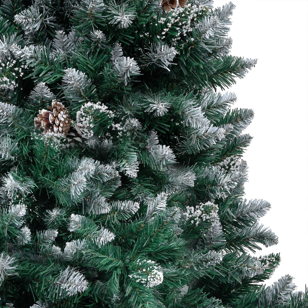 8720286495346_g_en_hd_4 vidaXL Artificial Christmas Tree LEDs&Pine Cones&White Snow 240 cm - Image 5