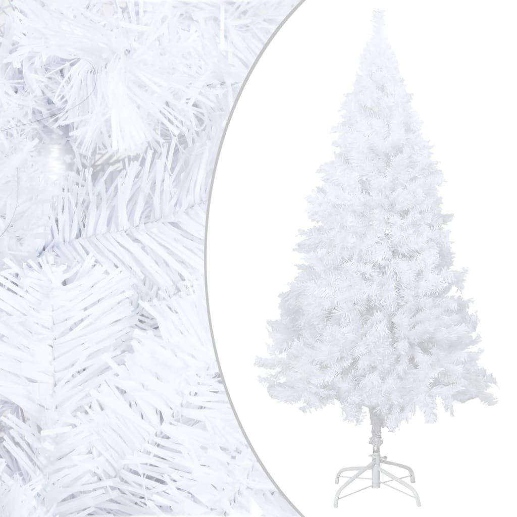 8720286495414_g_en_hd_1 vidaXL Artificial Pre-lit Christmas Tree with Thick Branches White 150 cm - Image 2