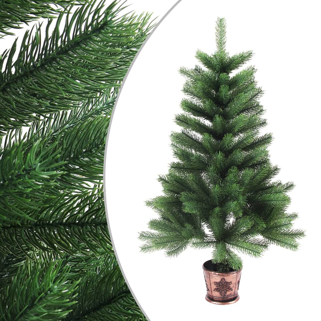 8720286495537_g_en_hd_1 vidaXL Artificial Pre-lit Christmas Tree 90 cm Green - Image 2