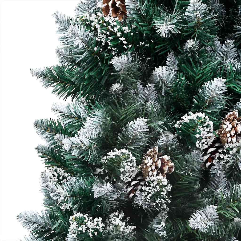 8720286497913_g_en_hd_1 vidaXL Artificial Pre-lit Christmas Tree with Ball Set&Pine Cones 210 cm - Image 2