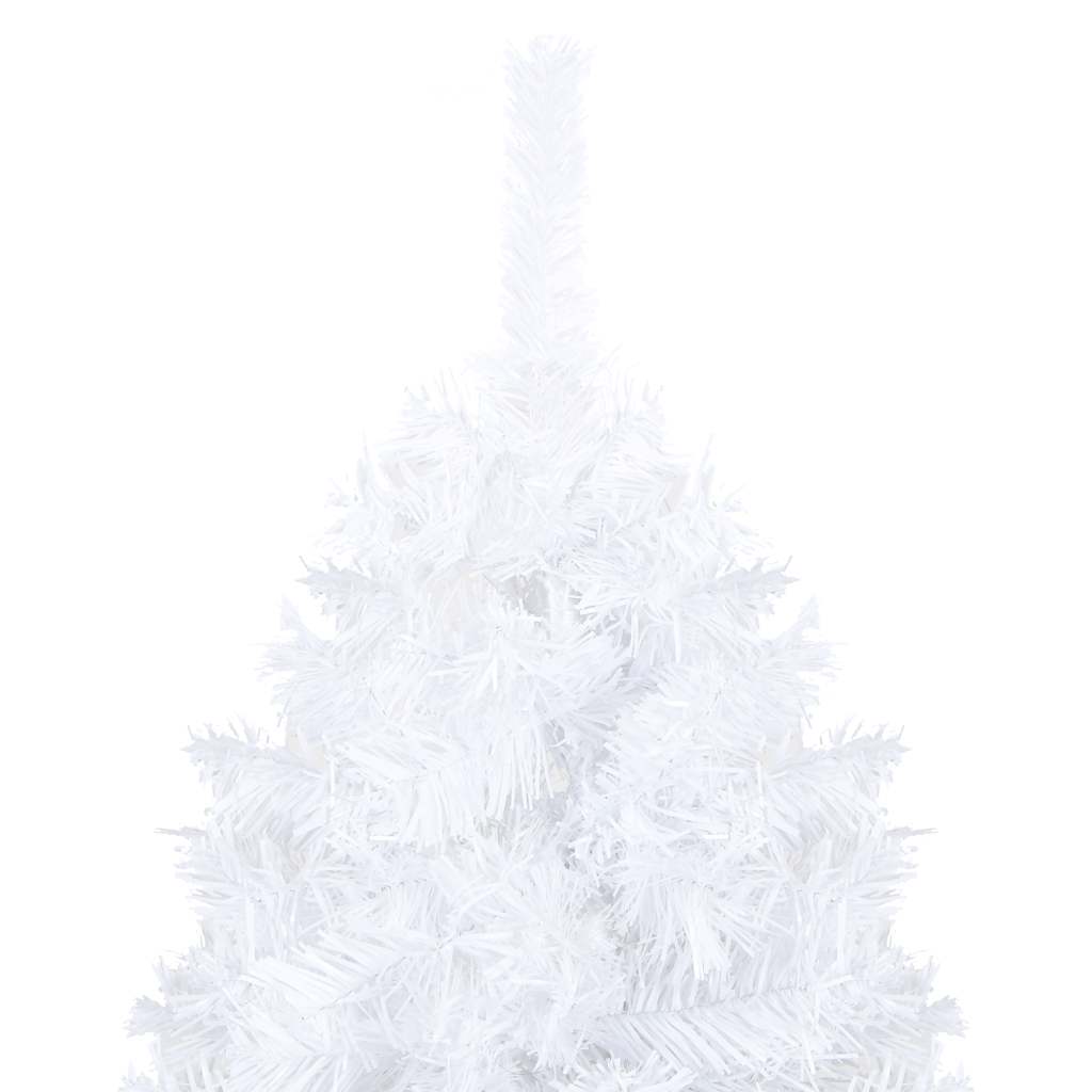 8720286498019_g_en_hd_1 vidaXL Artificial Pre-lit Christmas Tree with Ball Set White 210 cm PVC - Image 2