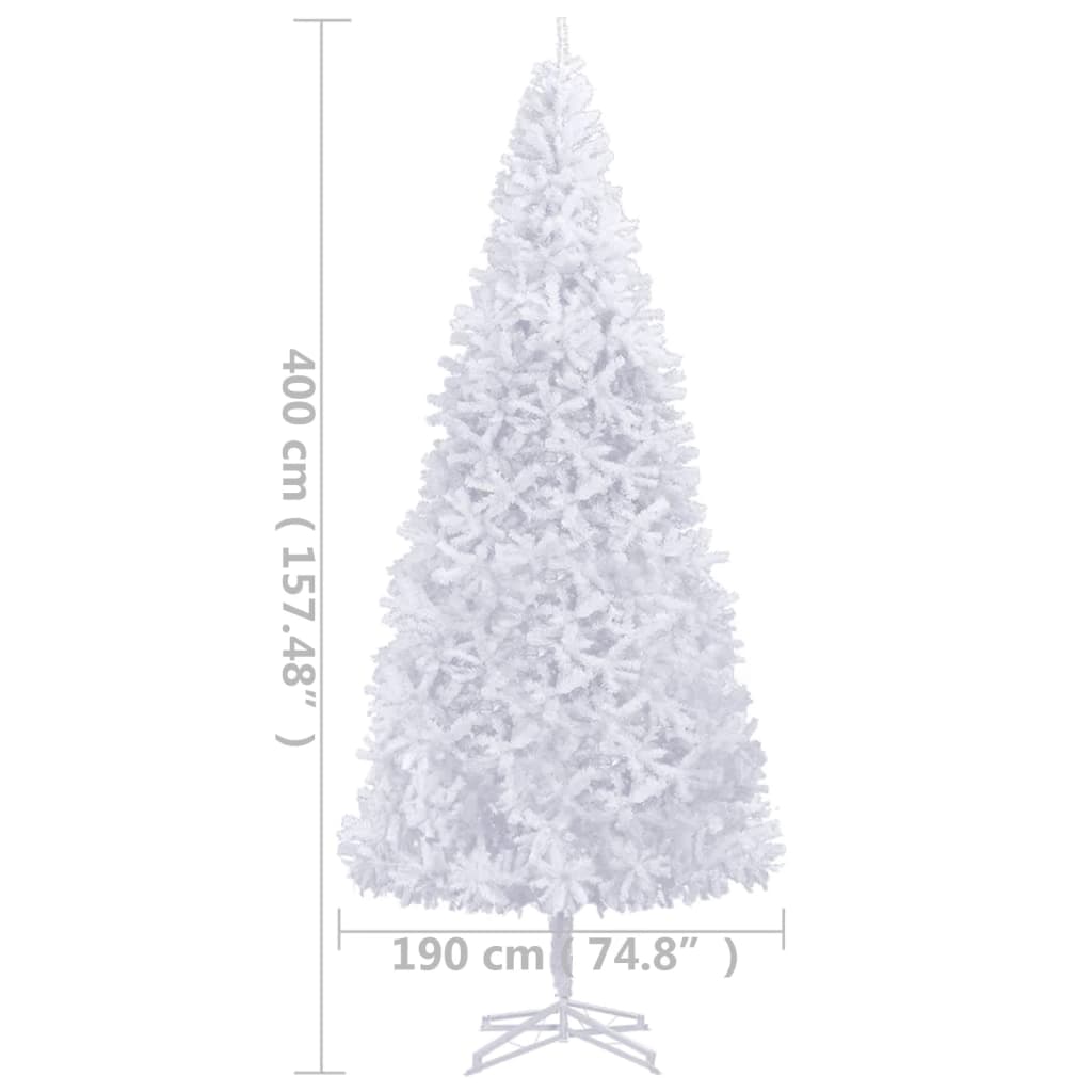 8720286498255_g_en_hd_5 vidaXL Artificial Pre-lit Christmas Tree 400 cm White - Image 6