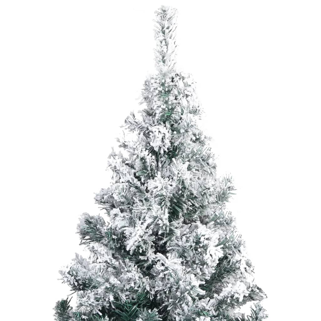 8720286498286_g_en_hd_2 vidaXL Artificial Pre-lit Christmas Tree with Flocked Snow Green 300 cm PVC - Image 3