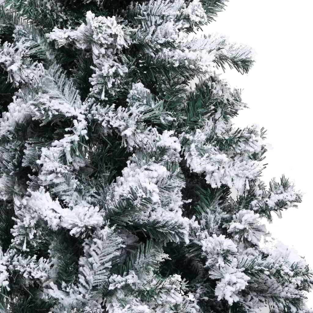 8720286498293_g_en_hd_3 vidaXL Artificial Pre-lit Christmas Tree with Flocked Snow Green 400 cm PVC - Image 4