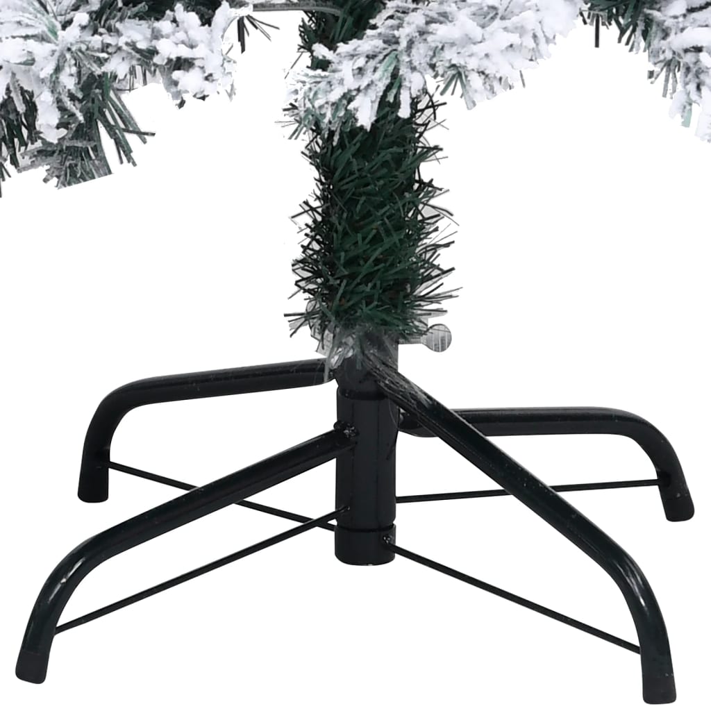 8720286498293_g_en_hd_4 vidaXL Artificial Pre-lit Christmas Tree with Flocked Snow Green 400 cm PVC - Image 5