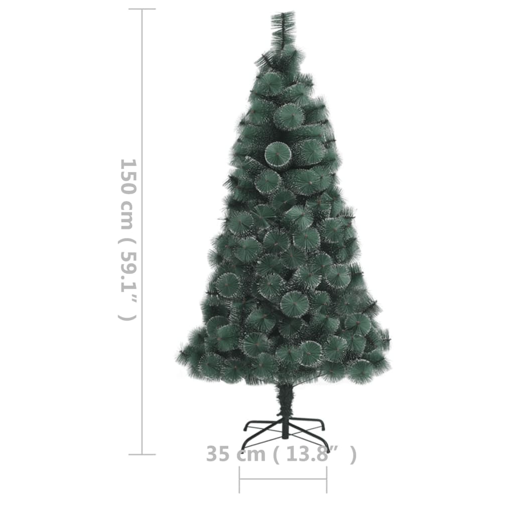 8720286498613_g_en_hd_6 vidaXL Artificial Pre-lit Christmas Tree with Stand Green 150 cm PET - Image 7