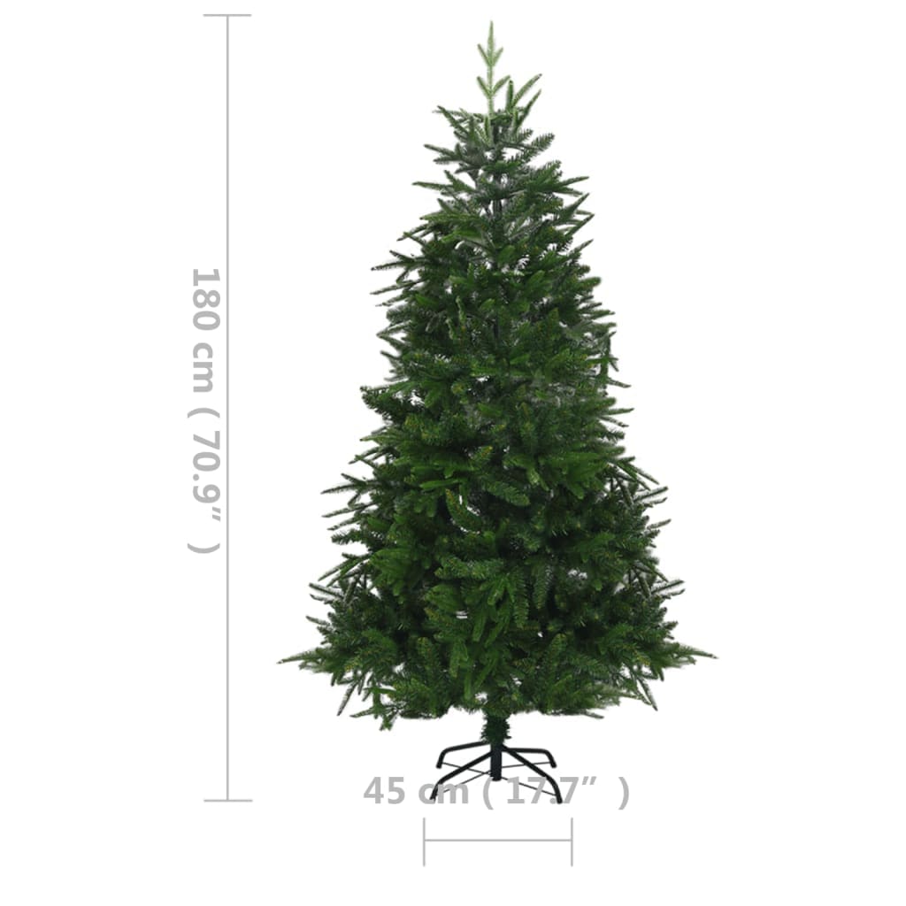 8720286498675_g_en_hd_6 vidaXL Artificial Pre-lit Christmas Tree Green 180 cm PVC&PE - Image 7