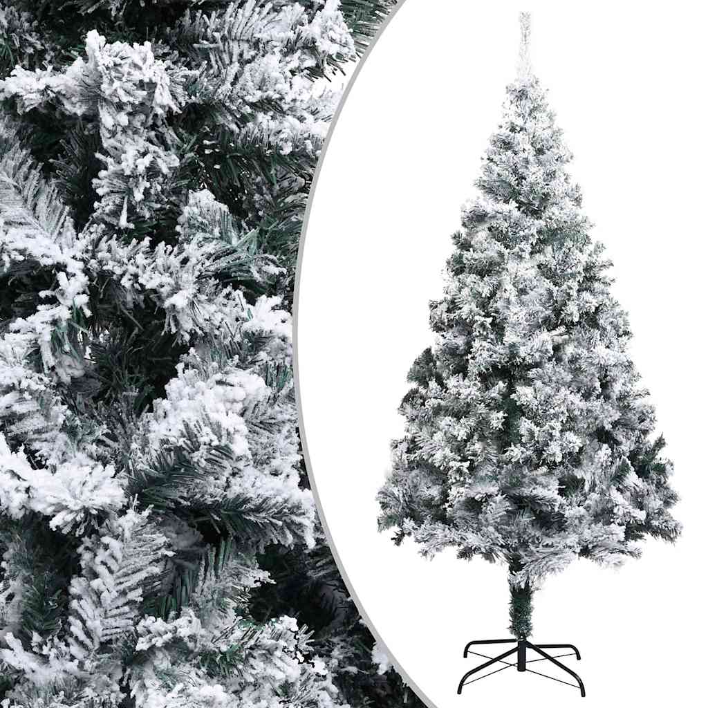 8720286499771_g_en_hd_1 vidaXL Artificial Christmas Tree LEDs&Ball Set&Flocked Snow Green 300 cm - Image 2