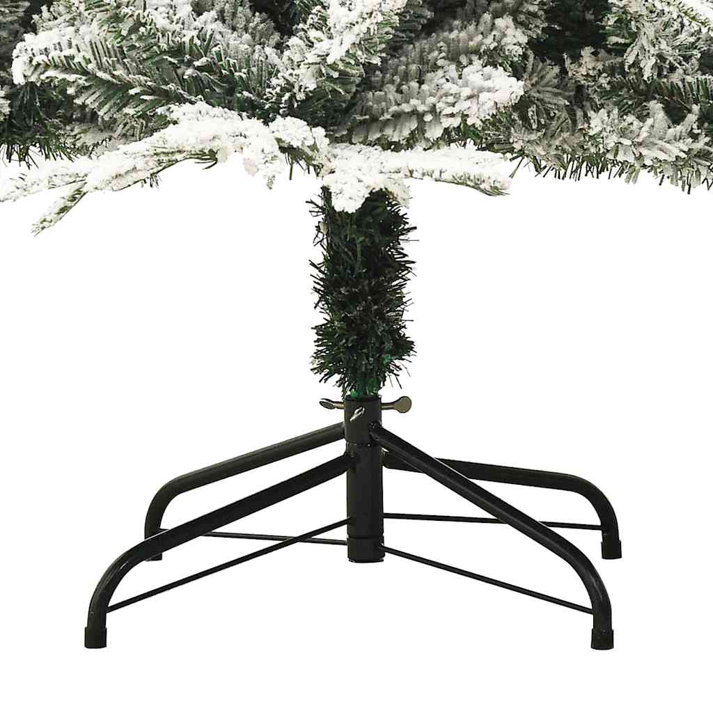 8720286500170_g_en_hd_4 vidaXL Artificial Christmas Tree LED&Ball Set&Flocked Snow 210 cm PVC&PE - Image 5