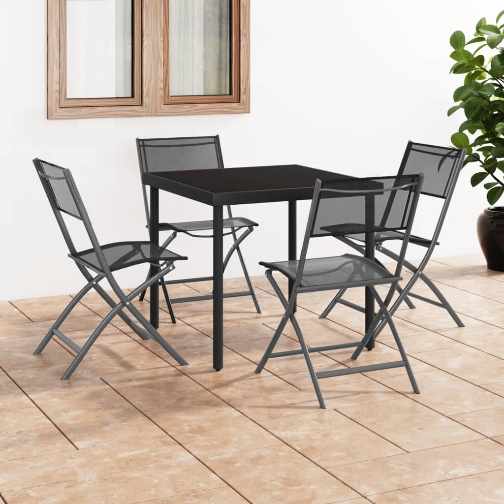 8720286502617_m_en_hd_1 vidaXL 5 Piece Outdoor Dining Set Steel - Image 1
