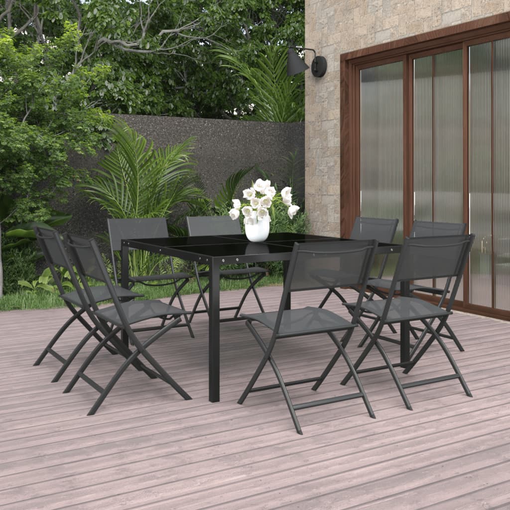 8720286502631_m_en_hd_1 vidaXL 9 Piece Outdoor Dining Set Steel - Image 1