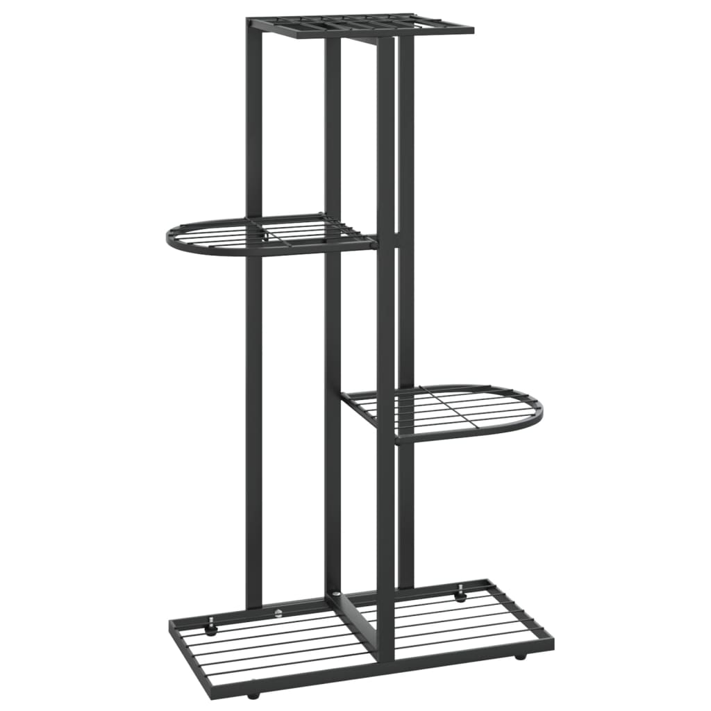 8720286504079_a_en_hd_1 vidaXL 4-Floor Flower Stand 43x22x76 cm Black Metal - Image 2