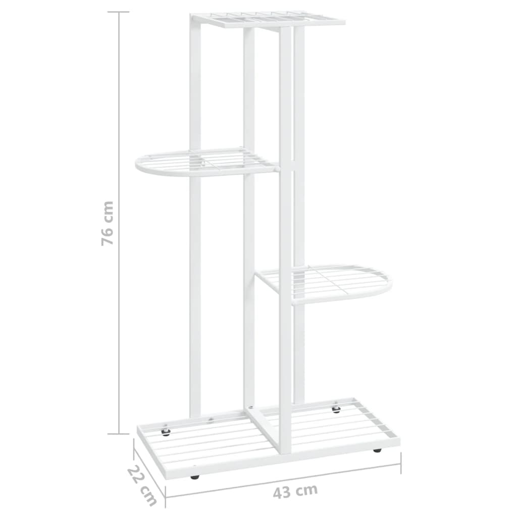 8720286504086_g_en_hd_5 vidaXL 4-Floor Flower Stand 43x22x76 cm White Metal - Image 7