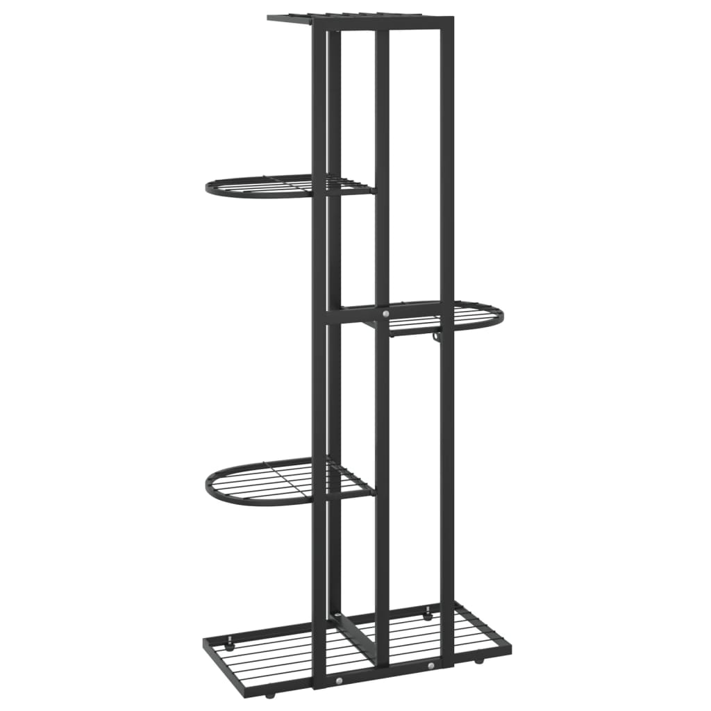 8720286504093_g_en_hd_3 vidaXL 5-Floor Flower Stand 43x22x98 cm Black Metal - Image 5