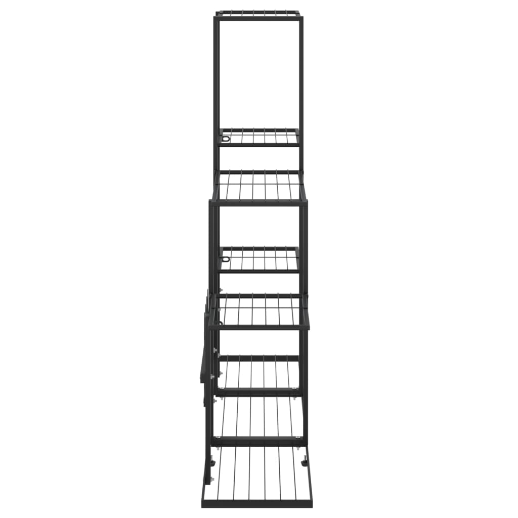 8720286504116_g_en_hd_2 vidaXL Flower Stand 94.5x25x88 cm Black Metal - Image 4