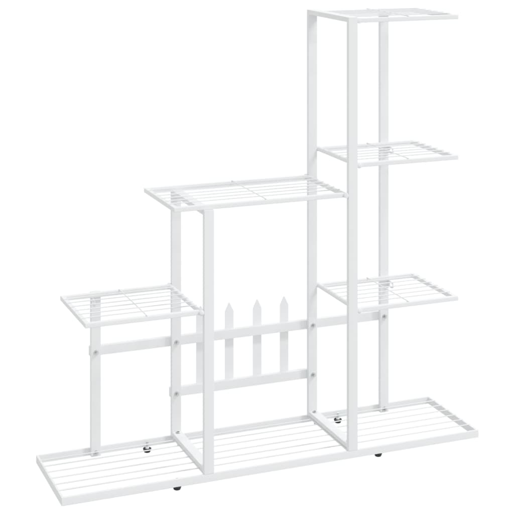 8720286504123_a_en_hd_1 vidaXL Flower Stand 94.5x25x88 cm White Metal - Image 2