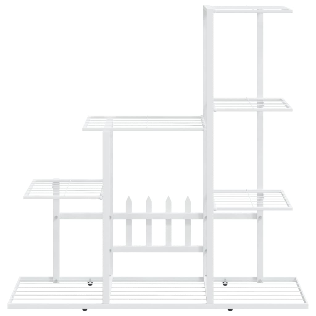 8720286504123_g_en_hd_1 vidaXL Flower Stand 94.5x25x88 cm White Metal - Image 3