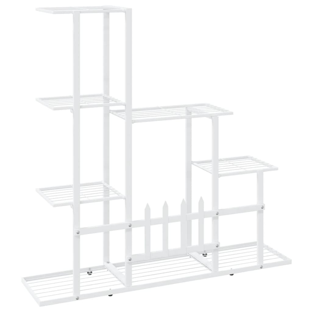 8720286504123_g_en_hd_3 vidaXL Flower Stand 94.5x25x88 cm White Metal - Image 5