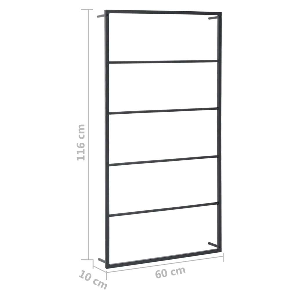 8720286504192_g_en_hd_4 vidaXL Towel Rack Black 60x10x116 cm Steel - Image 6