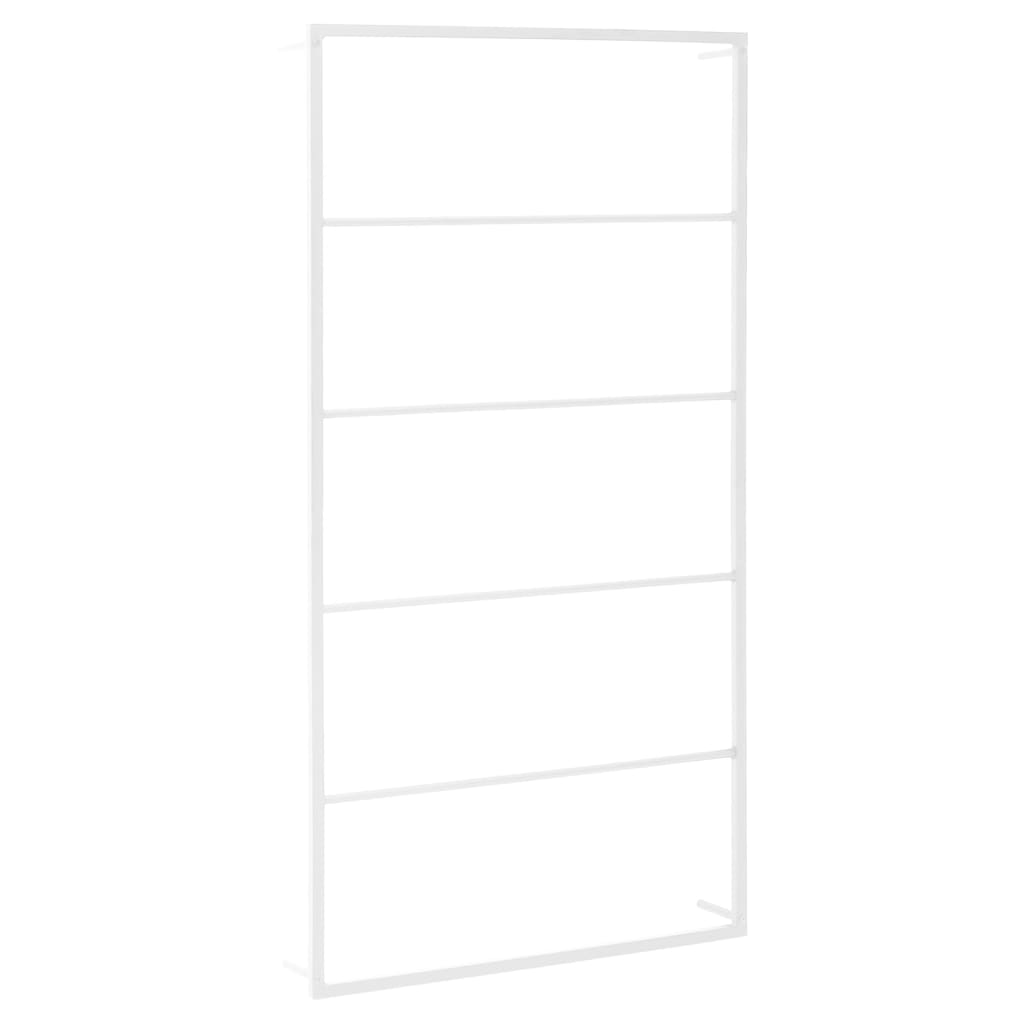 8720286504208_a_en_hd_1 vidaXL Towel Rack White 60x10x116 cm Steel - Image 2