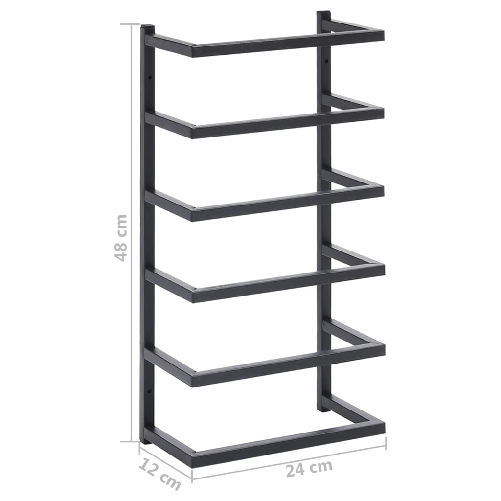 8720286504222_g_en_hd_5 vidaXL Towel Rack Black 24x12x48 cm Steel - Image 7