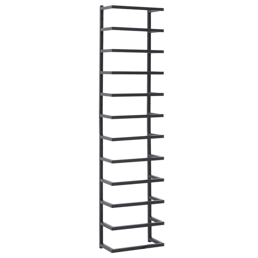 8720286504246_a_en_hd_1 vidaXL Towel Rack Black 24x12x96 cm Steel - Image 2