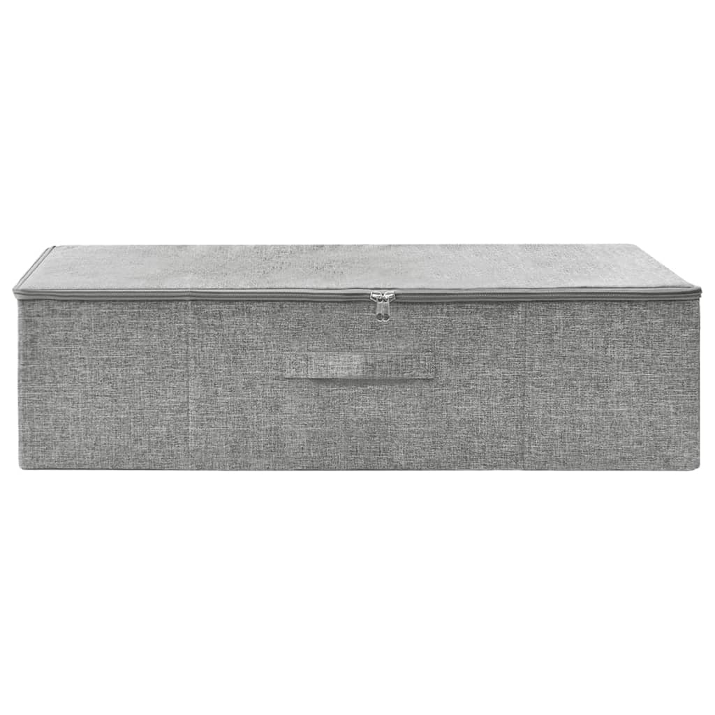 8720286505274_g_en_hd_1 vidaXL Storage Box Fabric 70x40x18 cm Grey - Image 3