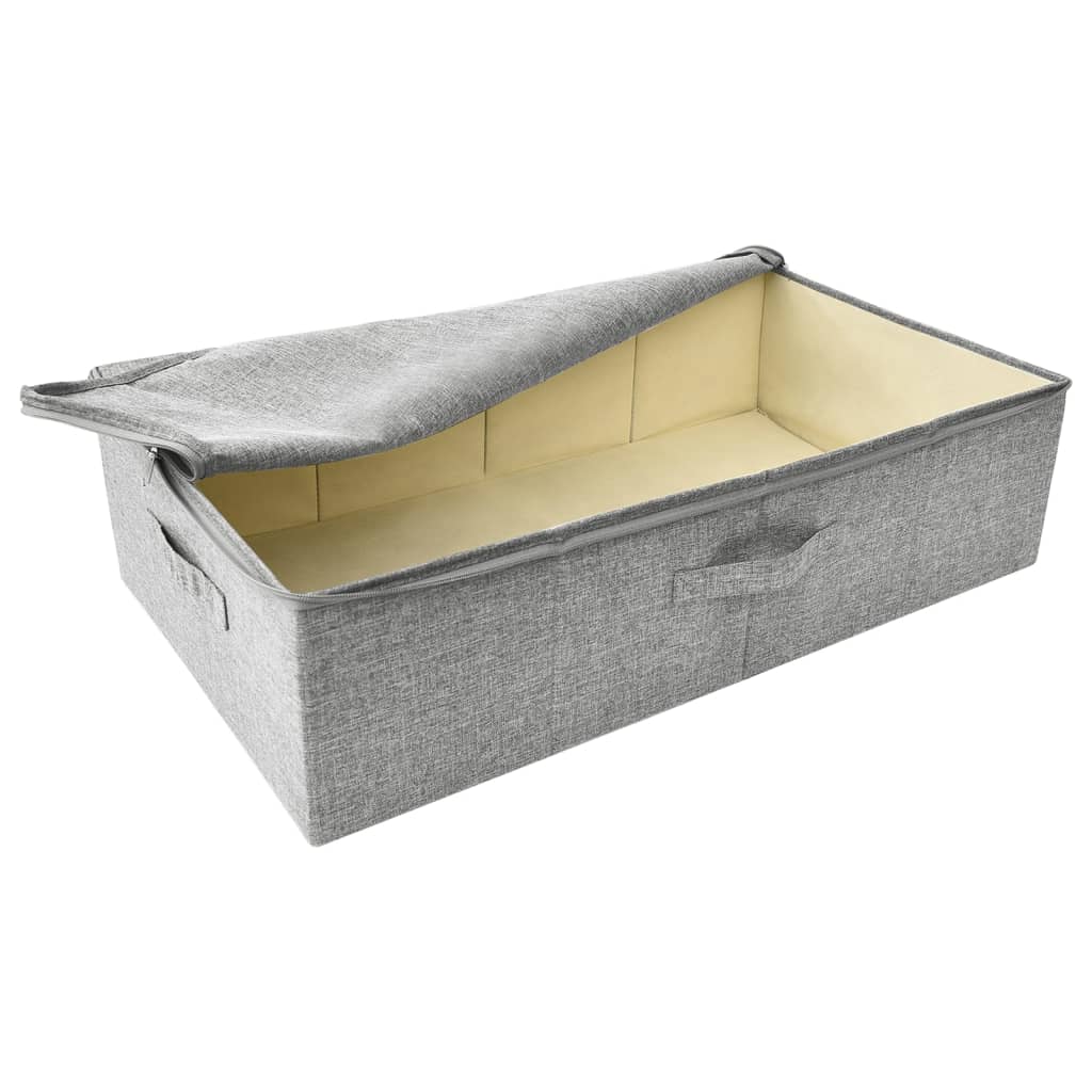 8720286505274_g_en_hd_4 vidaXL Storage Box Fabric 70x40x18 cm Grey - Image 6