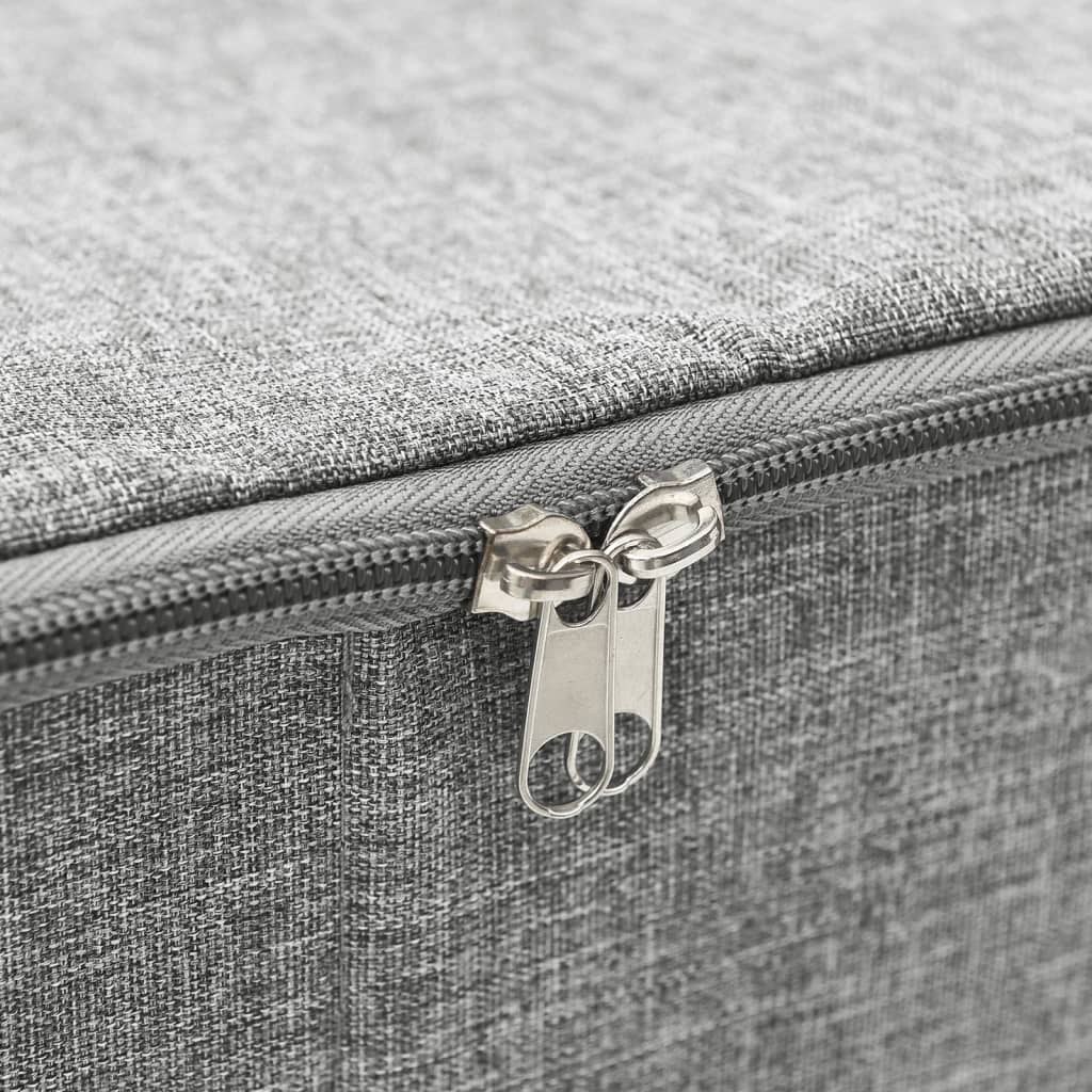 8720286505274_g_en_hd_7 vidaXL Storage Box Fabric 70x40x18 cm Grey - Image 9