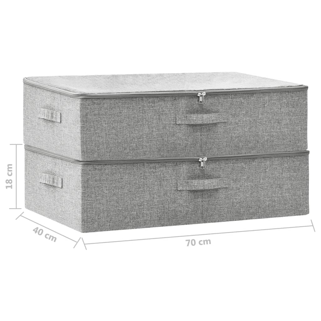 8720286505281_g_en_hd_8 vidaXL Storage Boxes 2 pcs Fabric 70x40x18 cm Grey - Image 10