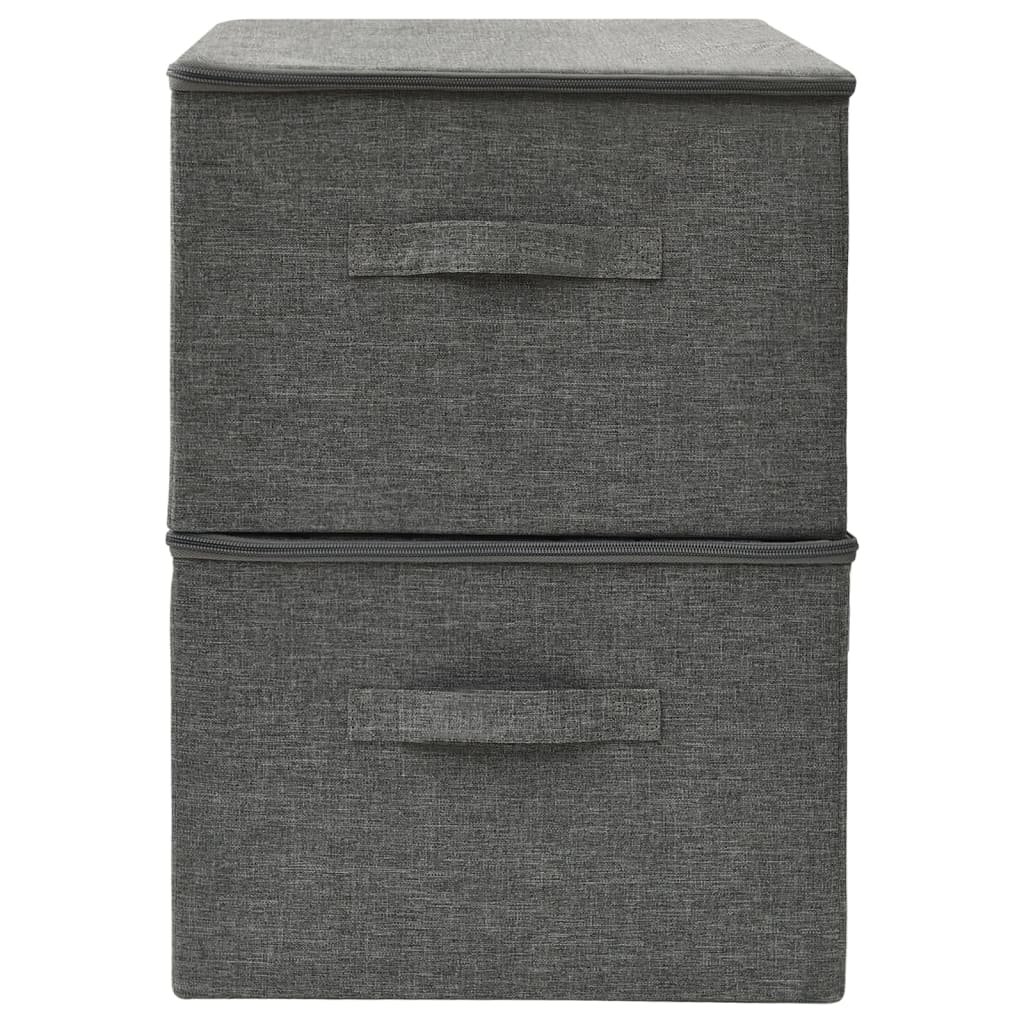 8720286505311_g_en_hd_3 vidaXL Storage Boxes 2 pcs Fabric 43x34x23 cm Anthracite - Image 5